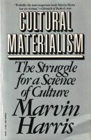 Cultural materialism : the struggle for a science of culture