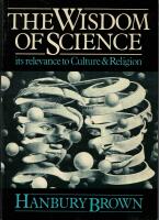 The wisdom of science : its relevance to culture and religion