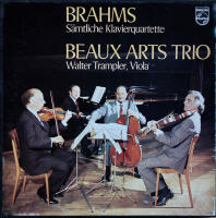 Sämtliche Klavierquartette (Beaux Arts Trio)