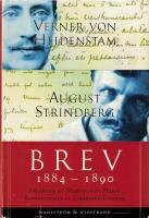 Brev 1884-1890 : Verner von Heidenstam, August Strindberg