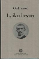 Lyrik och essäer 
