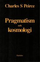 Pragmatism och kosmologi