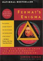 Fermat's enigma : the epic quest to solve the world's greatest mathematical problem