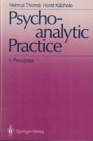 Psychoanalytic practice 