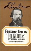 Om "Kapitalet" av Karl Marx 