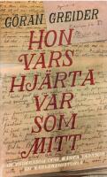 Hon vars hj&auml;rta var som mitt : Dan Andersson och M&auml;rta Larsson - en k&auml;rlekshistoria