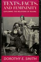 Texts, facts, and femininity : exploring the relations of ruling