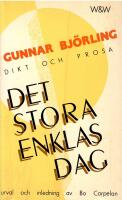 Det stora enklas dag : dikt och prosa