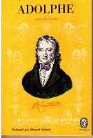 Adolphe, suivi de C&eacute;cile