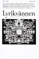 Lyrikv&auml;nnen 6 1982. Tema: Octavio Paz och Jorge Luis Borges