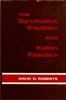 The syndicalist tradition and Italian fascism