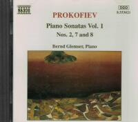 Piano Sonatas Vol 1 - Nos 2, 7 and 8 (Glemser)