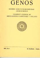 Genos 1971 N:o 1