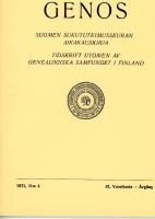 Genos 1971 N:o 4