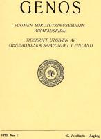 Genos 1972 N:o 1