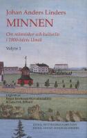 Johan Anders Linders Minnen Volym 1