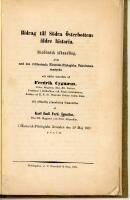 Bidrag till S&ouml;dra &Ouml;sterbottens &auml;ldre historia