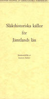 Sl&auml;kthistoriska k&auml;llor f&ouml;r J&auml;mtlands l&auml;n