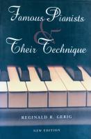 Famous Pianists and Their Technique