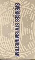 Sveriges statsministrar under 100 &aring;r. Samlingsutg&aring;va i box