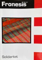 Fronesis 58-59. Solidaritet