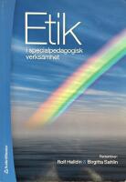 Etik i specialpedagogisk verksamhet