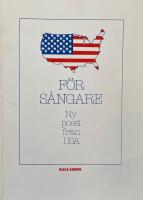 F&ouml;rs&aring;ngare - ny poesi fr&aring;n USA. En antologi