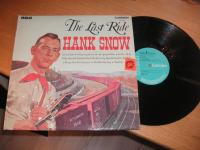 HANK SNOW The Last Ride UK LP original 1969