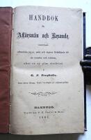 Handbok f&ouml;r Aff&auml;rsm&auml;n och Resande, inneh&aring;llande utl&auml;ndska mynt, m&aring;tt och vigters f&ouml;rh&aring;llande till de svenska och tv&auml;rtom, efter en ny plan utarbetad af G. F. Bergholtz. Samt s&aring;som bihang : Tyska Vexellagen p&aring; original-spr&aring;ket.