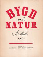 Bygd och Natur &Aring;rsbok, h&auml;fte 2, 1945