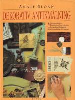 Dekorativ antikm&aring;lning