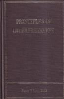 Principles of Interpretation