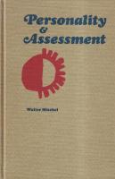 PERSONALITY AND ASSESSMENT