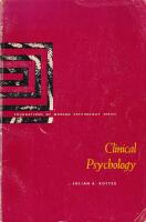 Clinical Psychology