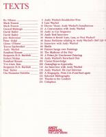 Andy Warhol : the late work