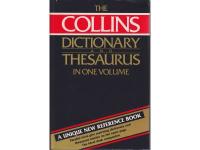 The New Collins Dictionary & Thesaurus in one volume