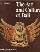 The Art and Culture of Bali