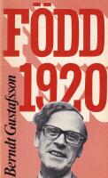 F&ouml;dd 1920 : dikter