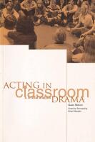 Acting in classroom drama - a critical analysis
