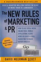 The New Rules of Marketing & PR: How to Use Social Media, Online Video, Mob