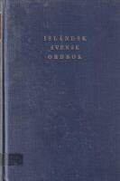 Isl&auml;ndsk-svensk ordbok : Islenzk-saensk orđb&oacute;k