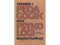 Termer i pedagogik och psykologi. Inneb&ouml;rd och ursprung