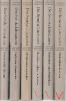 Den svenska litteraturen Del 1-6. Del 1: Fr&aring;n forntid till frihetstid. Del 2: Upplysning och romantik. Del 3: De liberala genombrotten. Del 4: Den storsvenska generationen. Del 5: Modernister och arbetsdiktare. Del 6: Medie&aring;lderns litteratur