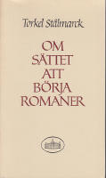 Om s&auml;ttet att b&ouml;rja romaner