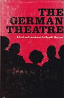 The German Theatre. A Symposium 