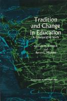 Tradition and Change in Education
