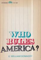 Who Rules America