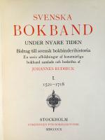 Svenska Bokband under nyare tiden I-III