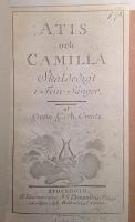 Atis och Camilla: Skaldedigt i Fem S&aring;nger