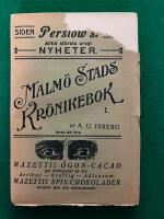 Malm&ouml; stads kr&ouml;nikebok I.